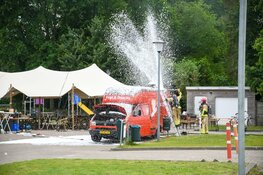 Brand in foodtruck in de kiem gesmoord