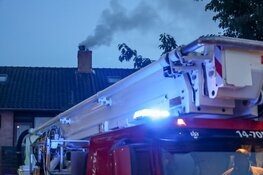 Schoorsteenbrand in Huizen