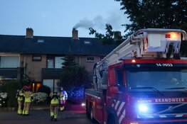 Schoorsteenbrand in Huizen