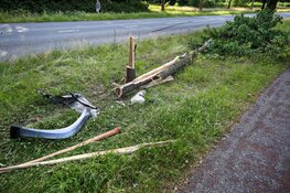 Pick up totaal loss na ongeval in Naarden
