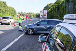 Vrachtwagenchauffeur aangehouden na ongeval op A1 bij Naarden