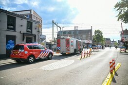 Ongeval bij spoorwegovergang in Bussum