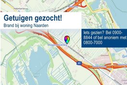 Specifieke getuige gezocht brand Naarden