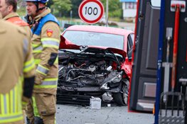 A1 afgesloten door ongeluk met LPG-tank