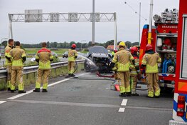 A1 afgesloten door ongeluk met LPG-tank