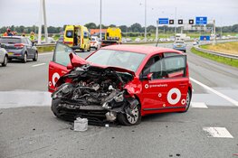 A1 afgesloten door ongeluk met LPG-tank