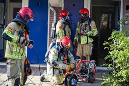Brand in keuken van woning Huizen