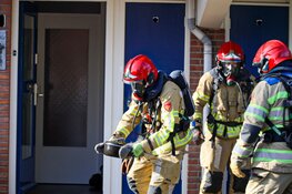 Brand in keuken van woning Huizen
