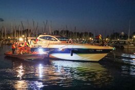 Brandmelding op boot op Gooimeer