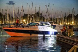Brandmelding op boot op Gooimeer