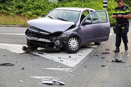 Botsing op kruising met snelweg in Blaricum