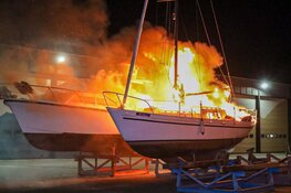 Boot voor de tweede keer in brand op één dag