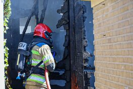 Schuurbrand in Huizen