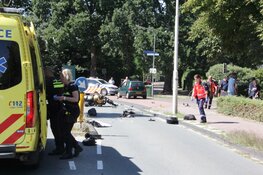 Motorrijder gewond in Laren