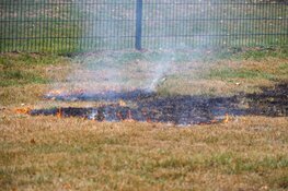 Brand in Stadspark Huizen