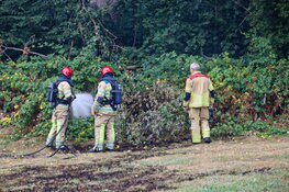 Brand in Stadspark Huizen