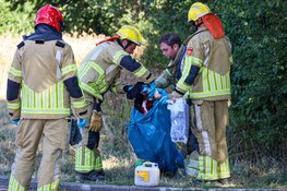 Oudere man gewond na valpartij met fiets in Huizen