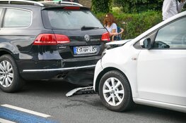 Kleine kettingbotsing in Loosdrecht