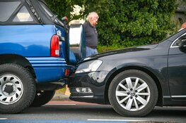 Kleine kettingbotsing in Loosdrecht