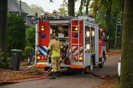 Brand in aanbouw van woning Laren