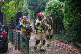 Brand in aanbouw van woning Laren
