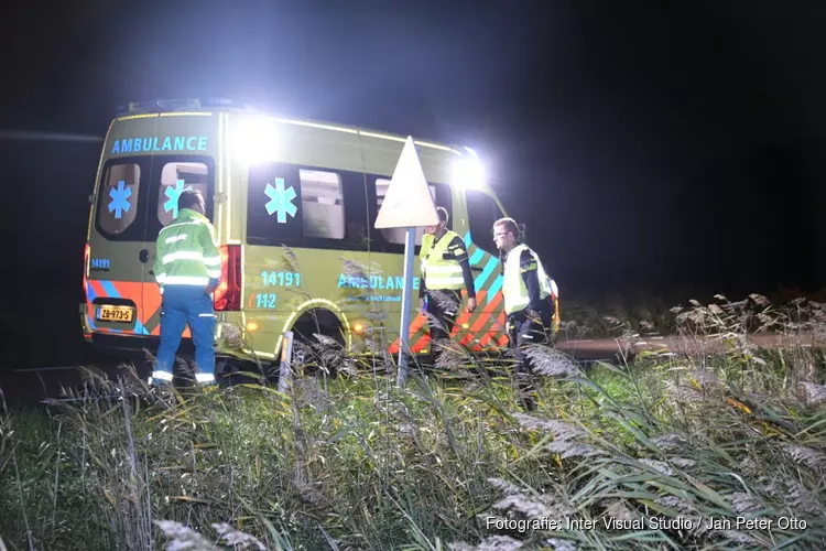 Ongeval in Nederhorst den Berg: één gewonde en twee aanhoudingen