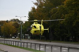 Brandweer bevrijdt automobilist bij ernstig ongeval Naarden/Bussum