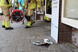 Korte brand in fietsenwinkel in Naarden