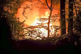 Caravan in brand in Naarden, vlammenzee in achtertuin
