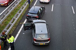 Flinke vertraging op A1 na ongeval met meerdere voertuigen