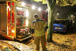 Riool gesprongen in straat Bussum