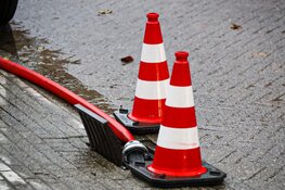 Waterleiding gesprongen in woning Bussum