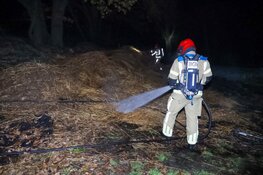 Brandje bij gronddepot gemeente Blaricum