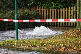Waterballet in Blaricum na gesprongen waterleiding