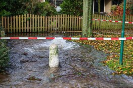 Waterballet in Blaricum na gesprongen waterleiding