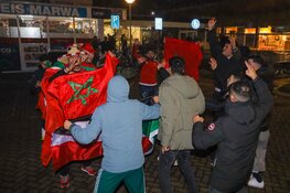 Overwinning Marokko gevierd in Huizen
