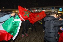 Overwinning Marokko gevierd in Huizen
