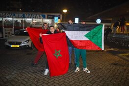Overwinning Marokko gevierd in Huizen