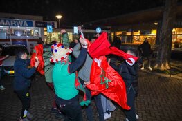 Overwinning Marokko gevierd in Huizen