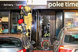 Brand door explosie bij afhaalrestaurant in Bussum