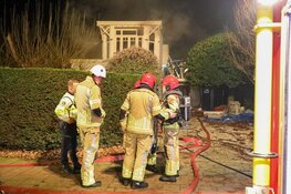 Veel rook bij woningbrand in Blaricum