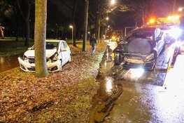 Aanrijding met veel schade in Huizen