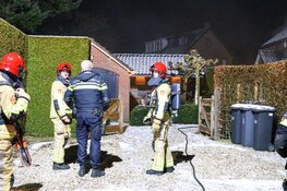Brand in kelder van woning Huizen