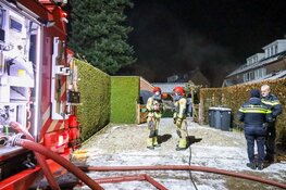 Brand in kelder van woning Huizen