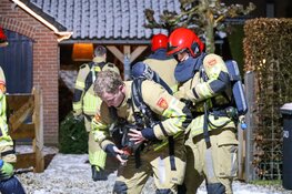 Brand in kelder van woning Huizen