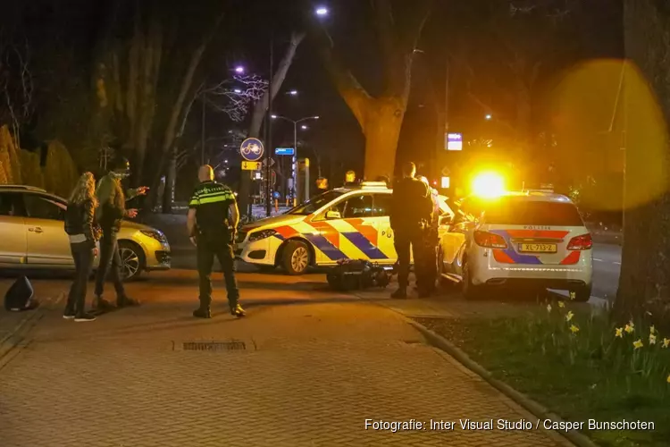 Scooterrijder krijgt ongeluk tijdens politieachtervolging