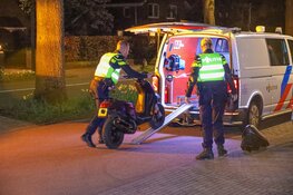 Scooterrijder krijgt ongeluk tijdens politieachtervolging