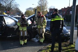 Botsing in Hilversum, niemand gewond