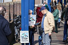 Demonstratie in Bussum:"Koop geen Israëlische producten"