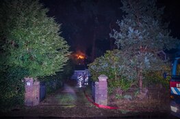 Brand in schuur door blikseminslag